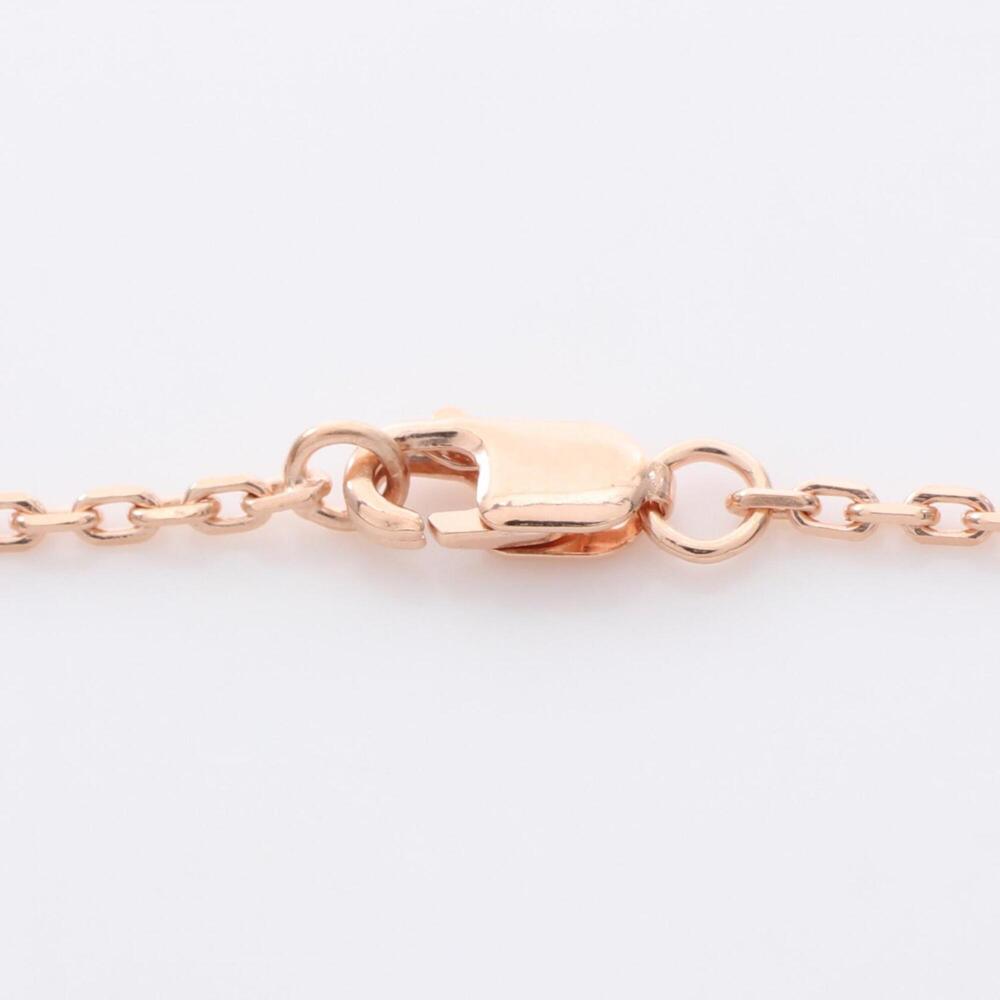 Hermes Mini Pop H necklace, gold-plated (GP), women's, pink/gold tones. - Picture 3 of 5